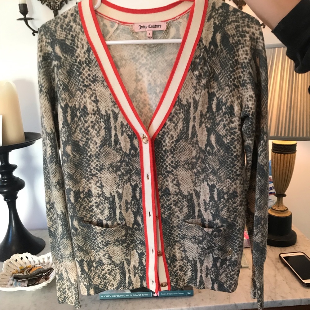 Juicy Couture Snakeskin print Sweater